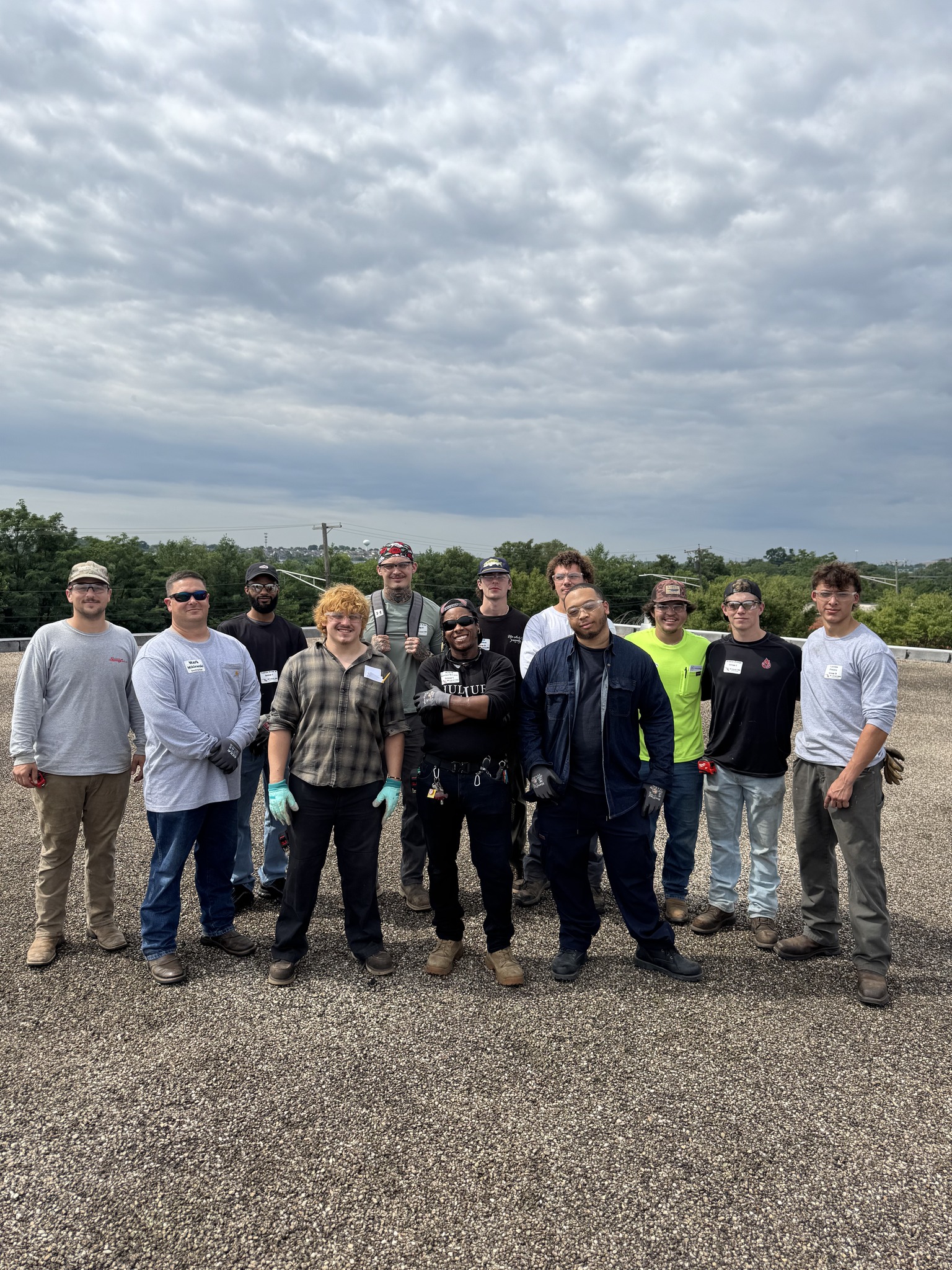 group photo of apprentices together
