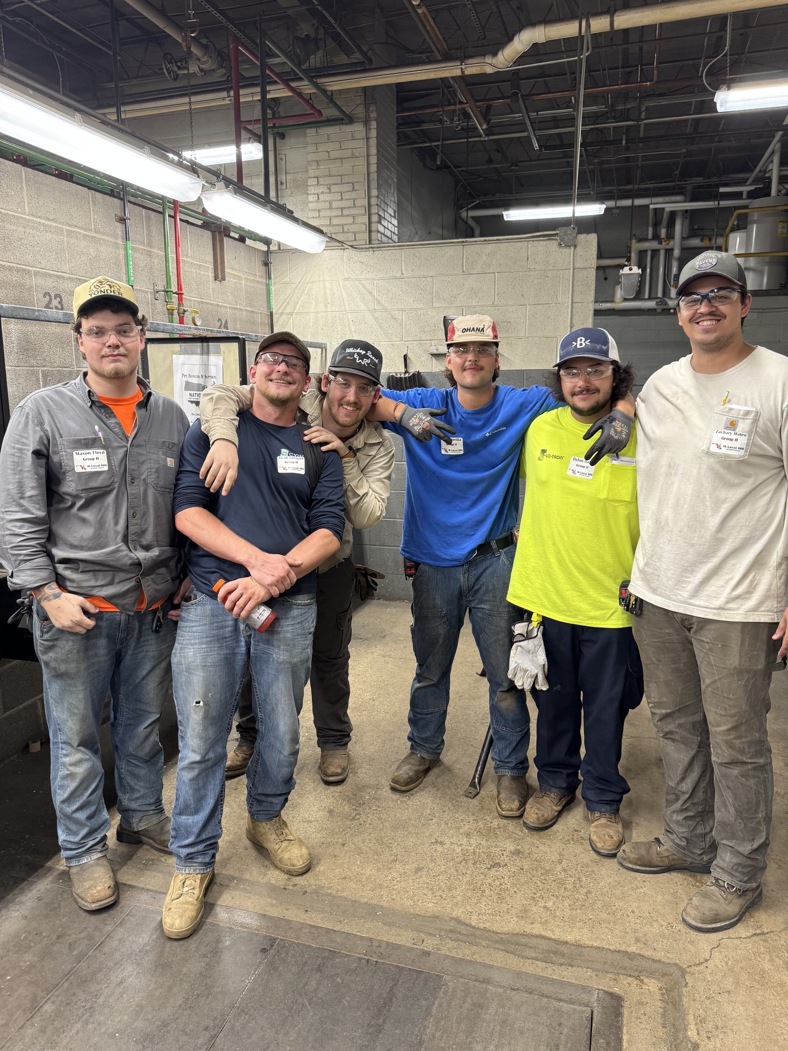 new apprentices making friends silly photo